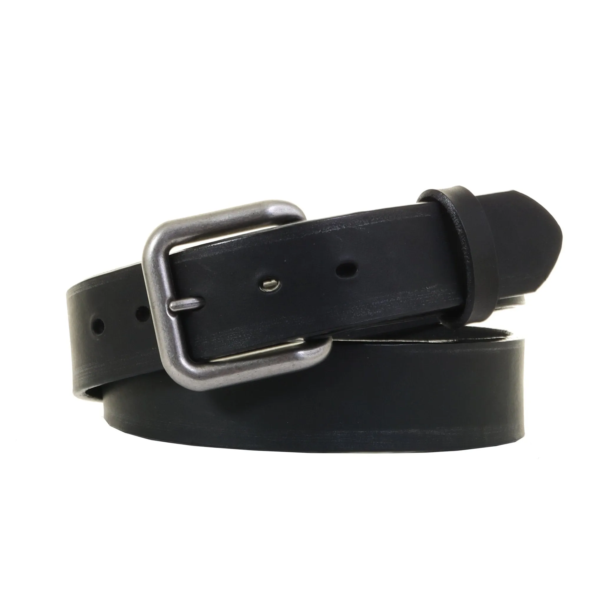 B1201 - Black Harness Leather Belt