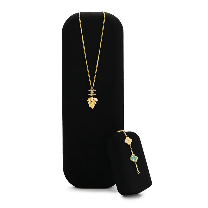 Black Microfiber Jewelry Display Set TT036