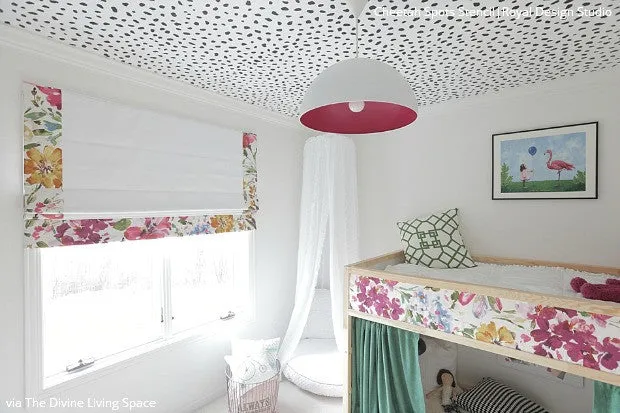 Cheetah Spots Wall Stencil