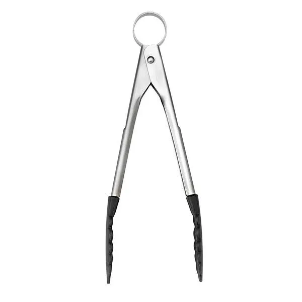 Cuisipro Silicone Locking Tongs 12" Black