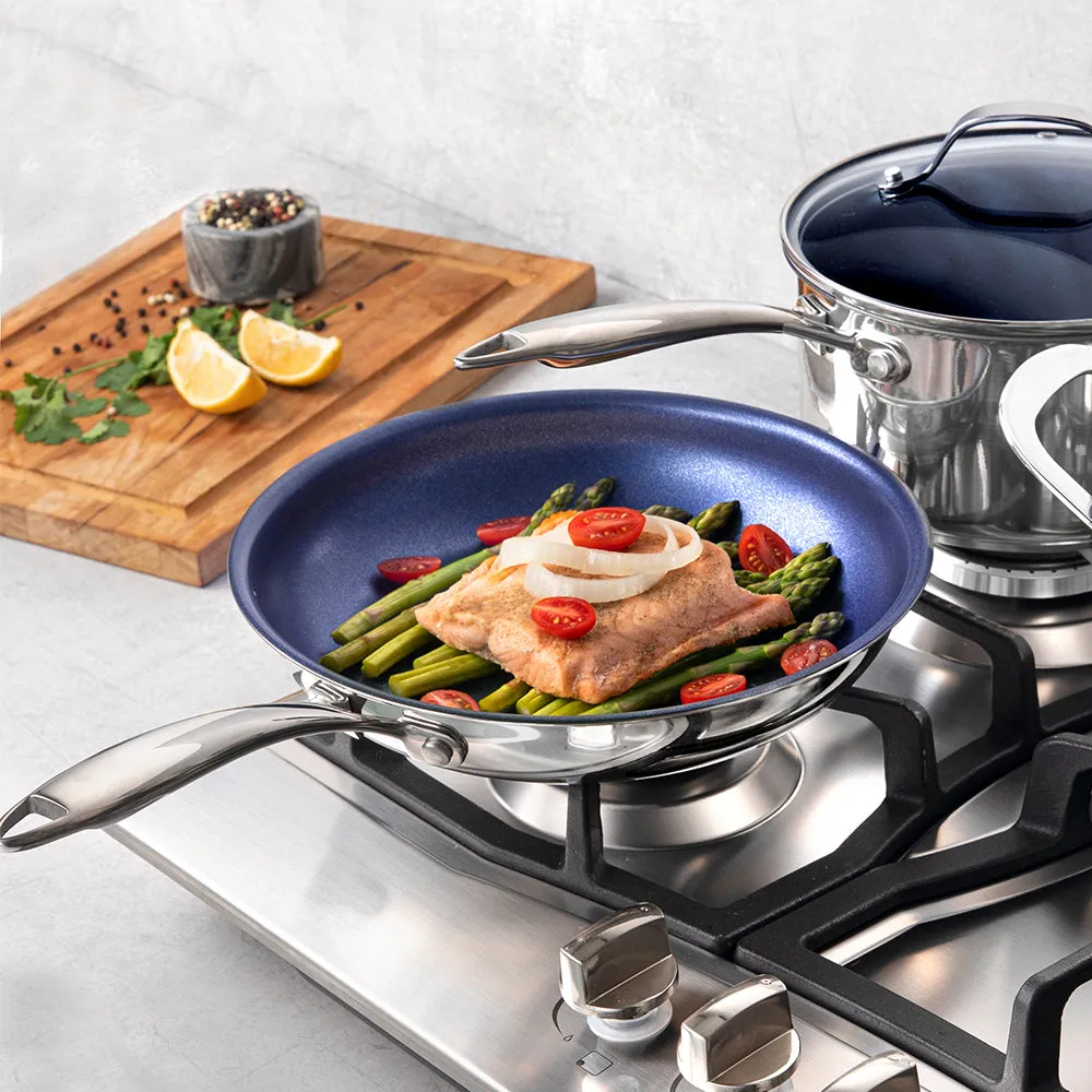 Granitestone Trusty 2 Pack Stainless Skillets