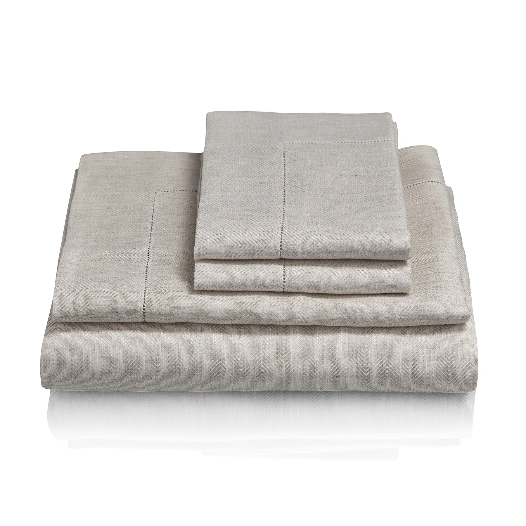 Grazianos Premium Herringbone Collection - 100% Pure Linen