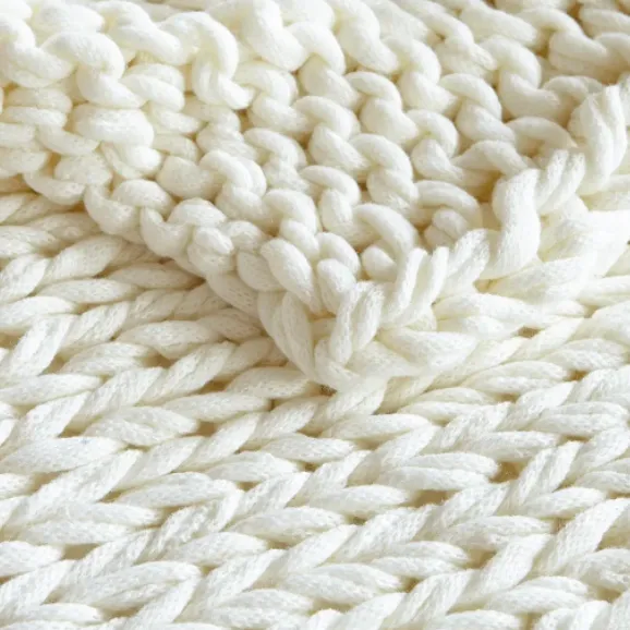 Handmade Chunky Knit Throw Blanket