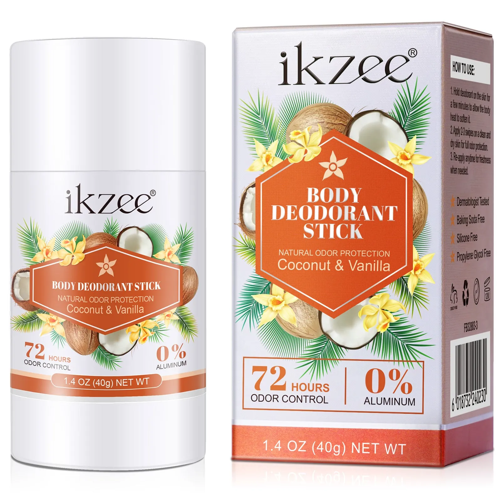 ikzee Body Deodorant Stick