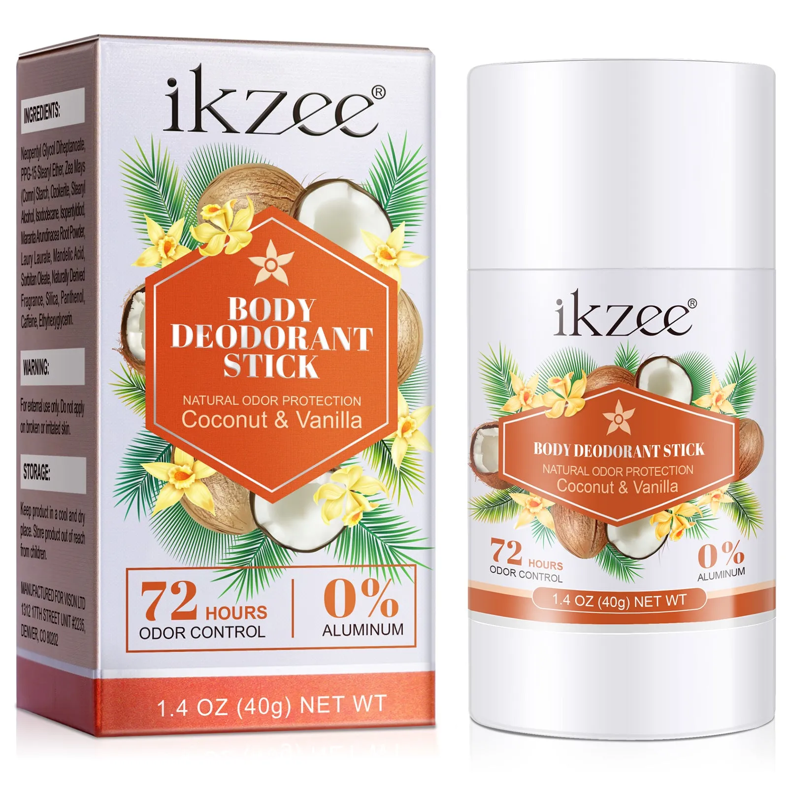 ikzee Body Deodorant Stick