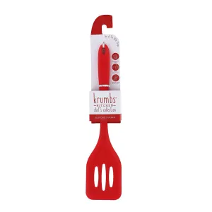 Krumbs Kitchen Chef's Collection Silicone Turner, Red