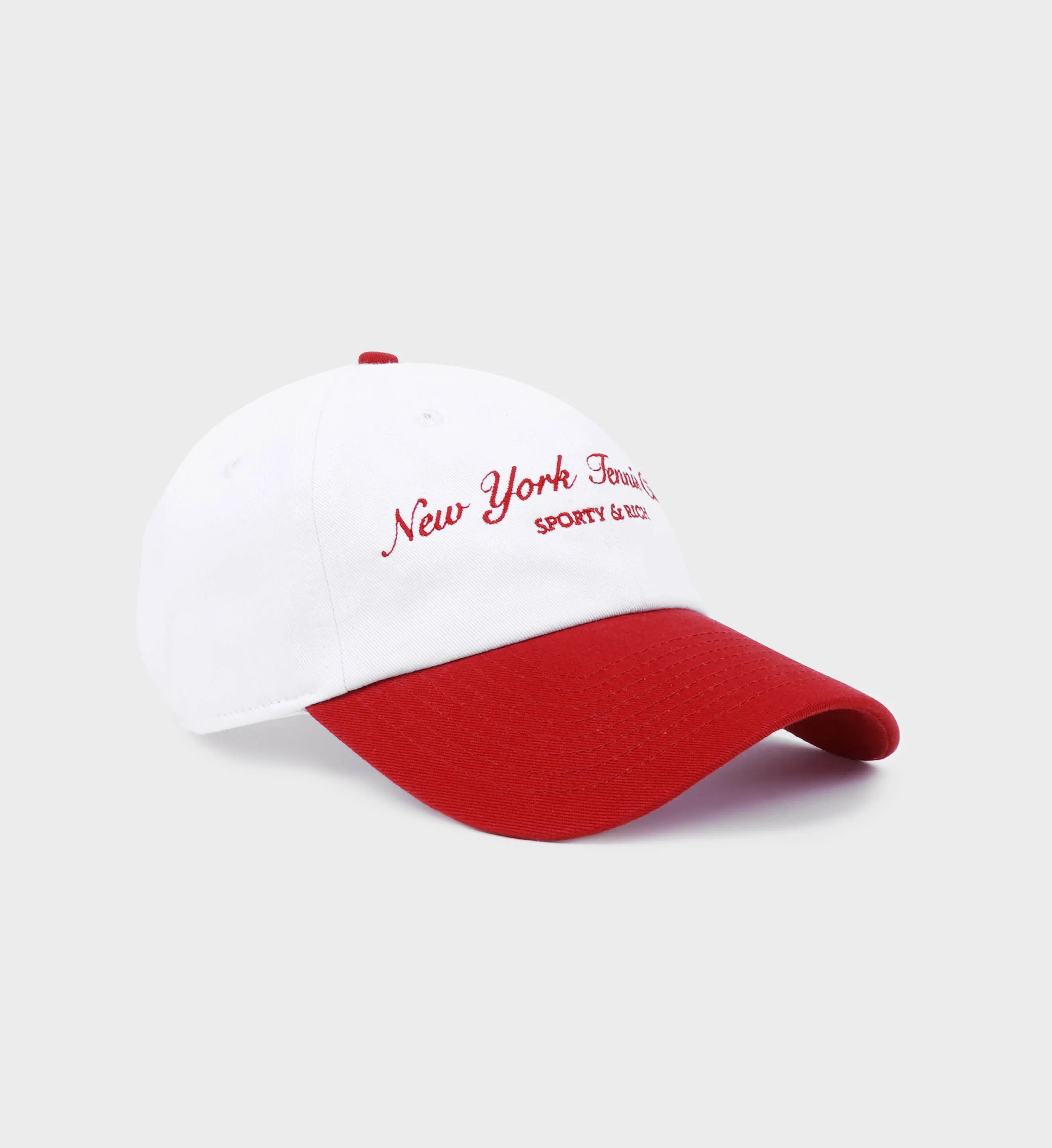 NY Tennis Club Hat - White/Red