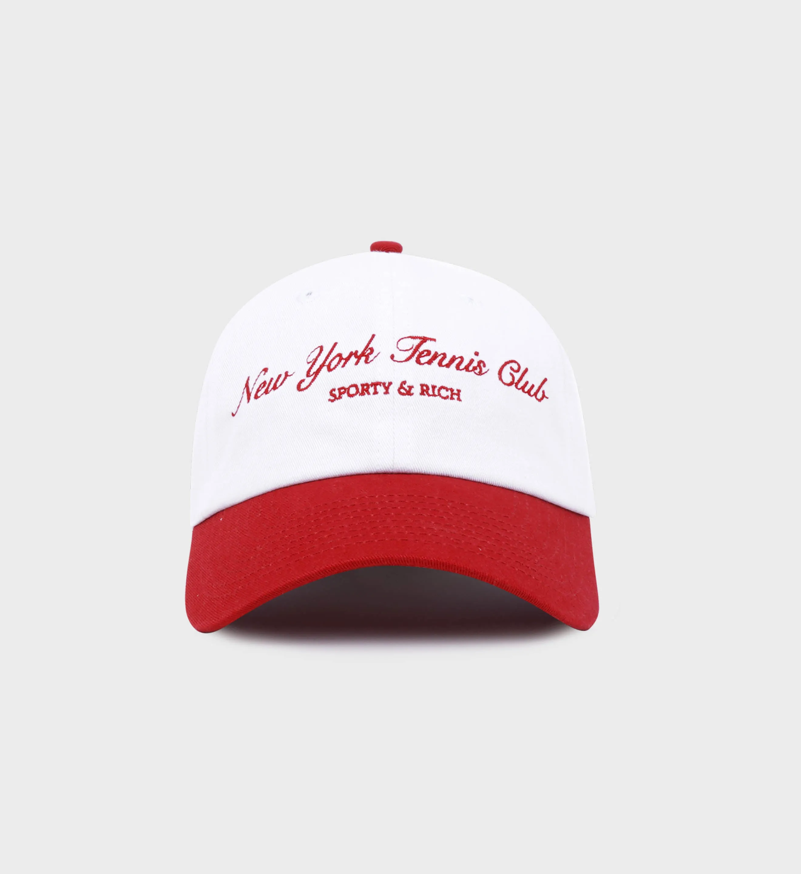 NY Tennis Club Hat - White/Red