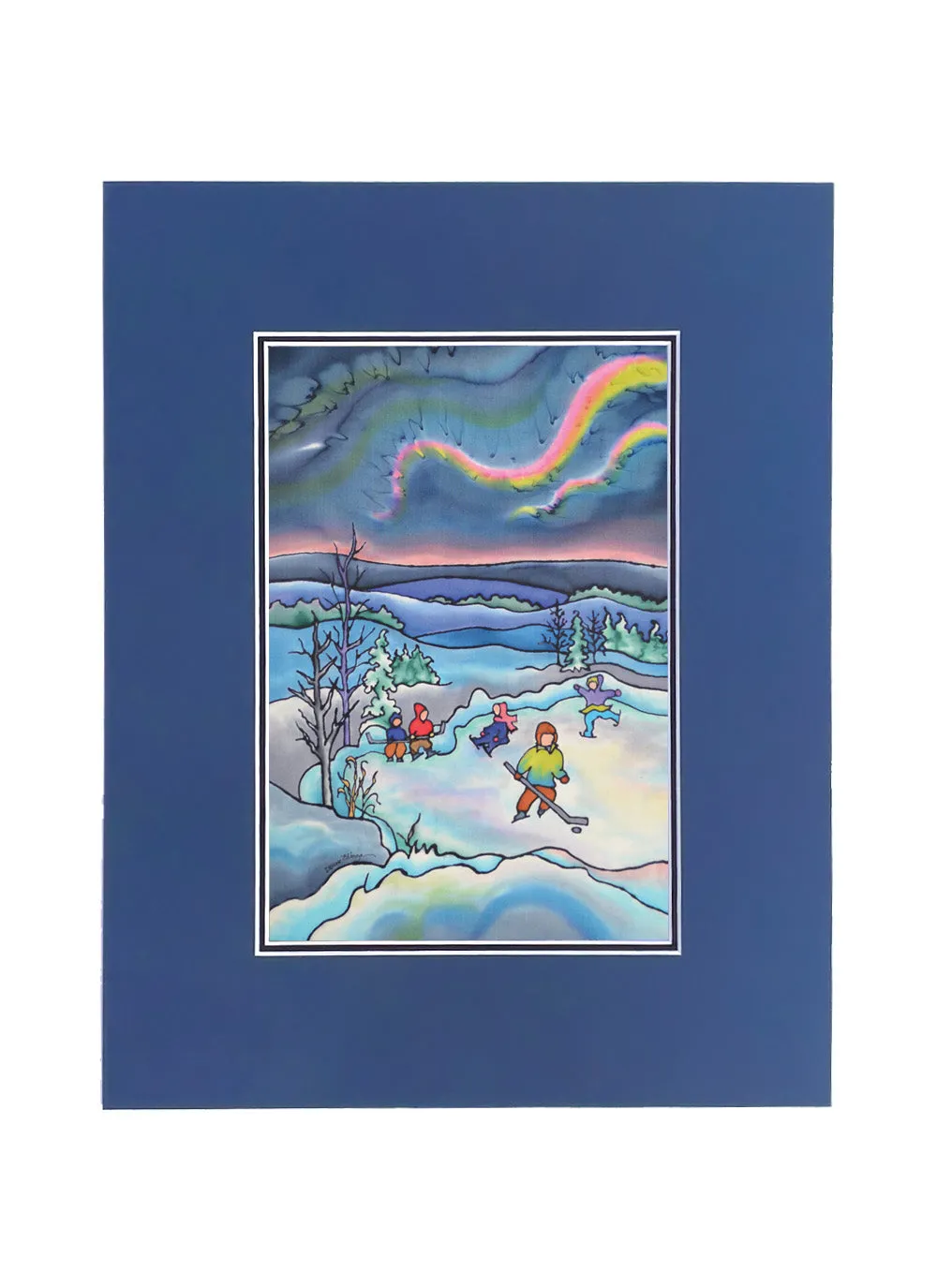 Winter Fun - Skating Print | 11"x14"
